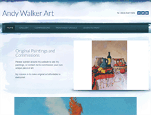 Tablet Screenshot of andywalkerart.com